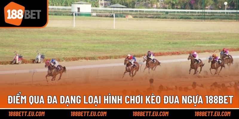 Đa dạng lựa chọn chinh phục thử thách kèo đua ngựa 188bet